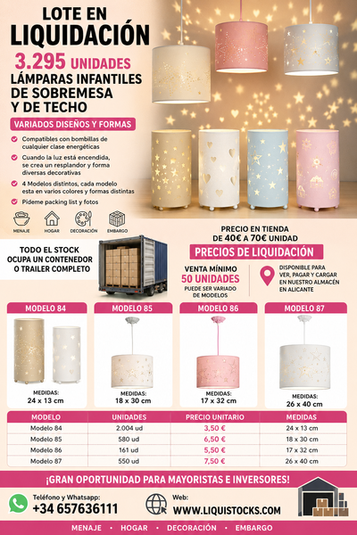 Tráiler de iluminación infantil con 3.295 lámparas surtidas